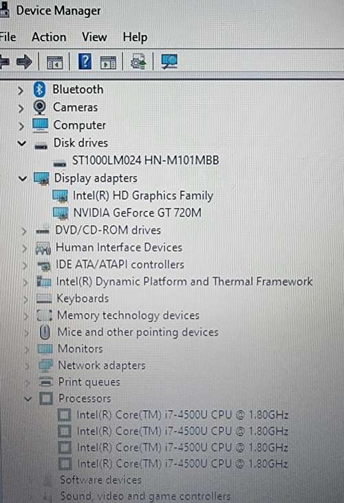 Asus X550L 15.6-inch, Intel Core i7-4500U@1.8GHz, NVIDIA GeForce GT 720M 2GB GPU, 8GB Memory, 1TB HD
