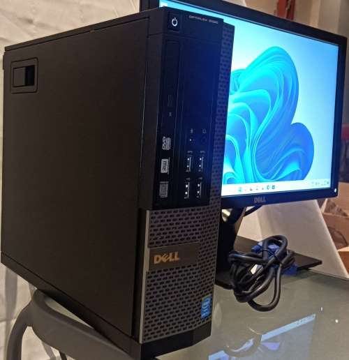 Dell OptiPlex 9020 i5-4570@3.2GHz,8GB RAM, 240GB SSD,Philips190VW9 19` Monitor
