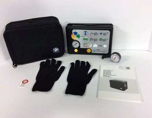 Bmw Genuine Flat Tire Repair complete Mobility Kit New Open Case