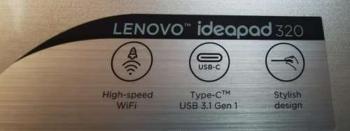 Lenovo Ideapad 320 8th Gen i5-8250U@3.40GHz , AMD Radeon 530M 2GB GPU, 4GB RAM, 1TB SSD, 15.6` FHD