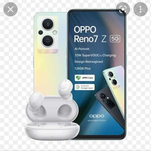 Oppo Reno7 Z 5G Dual Sim 128GB and earbuds combo - Rainboz Spectrum New Sealed