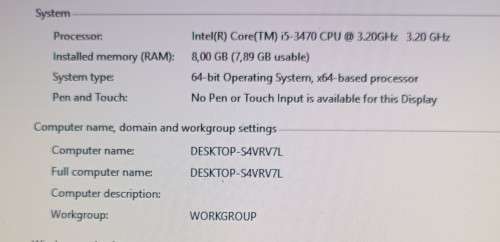 Complete Dell Optiplex 7010 system, Intel i5-3470, 8GB RAM, 240GB SSD,1TB HDD, 22` Dell Monitor etc