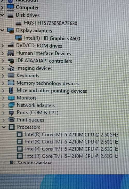 HP ProBook 650 G1,15.6` LED Display, Intel i5-4210U@2.6GHz,8GB RAM,500GB HDD,Win 11Pro