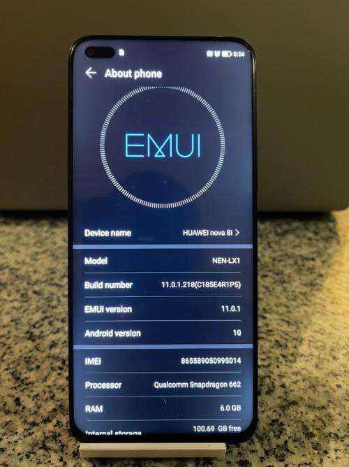 HUAWEI NOVA 8I SINGLE SIM MINT CONDITION 6GB RAM 128 GB