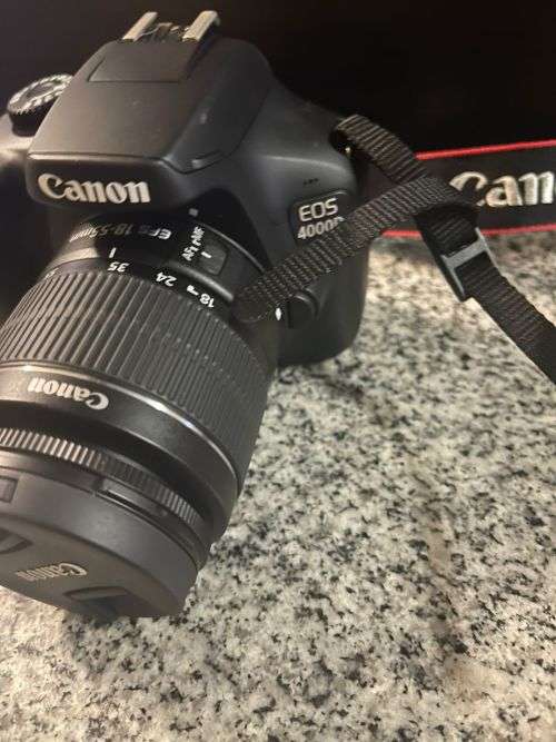CANON EOS 4000D WITH 75-300MM and 18-55 2 LENSES MINT CONDITION