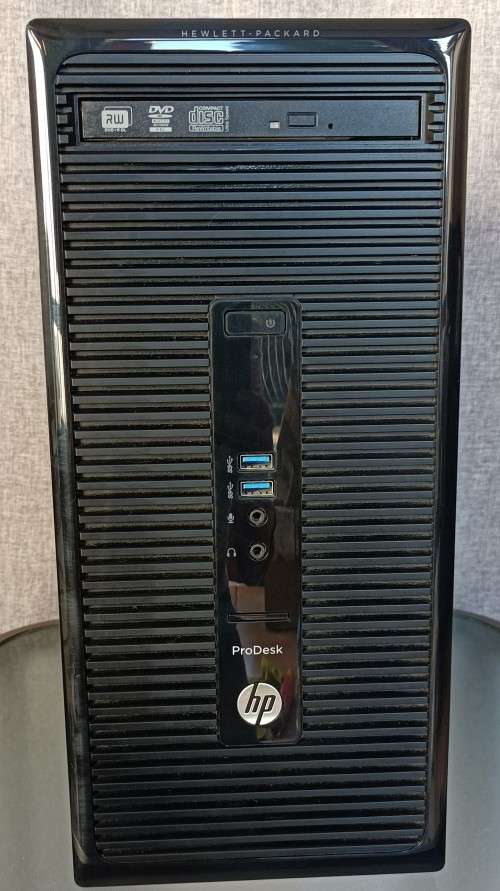 HP ProDesk 400 G2, Nvidia GT240 graphics, LG 23` IPS LED FHD monitor, HP keyboard, MS Mouse, Win11