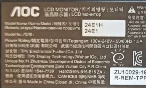 HP 280 G1 MT Business PC, Intel i3-4160@3.6GHz, 8GB RAM, 500GB HDD, AOC 23` FHD monitor, Windows 11