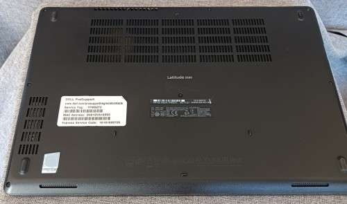 Dell Latitude E5580, Intel 7th Gen i7-7820HQ@2.9GHz, Nvidia GeForce 940MX GPU, 16GB RAM, 240GB NVMe