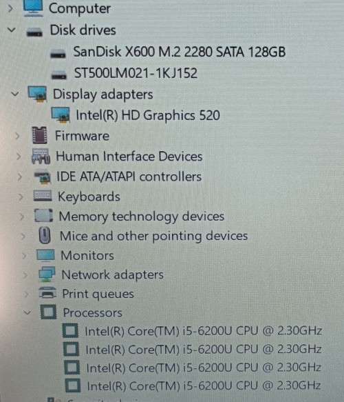 HP EliteBook 840 G3, 14` FHD LED Display,Intel i5-6200U@2.4GHz, 16GB RAM, 128GB m.2 SSD, 500GB HDD