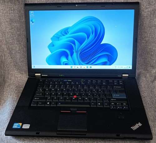 Lenovo ThinkPad T510i, 15.6` Display,  Intel i3-M370@2.4GHz, 8GB RAM, 500GB HDD, Windows 11 Pro