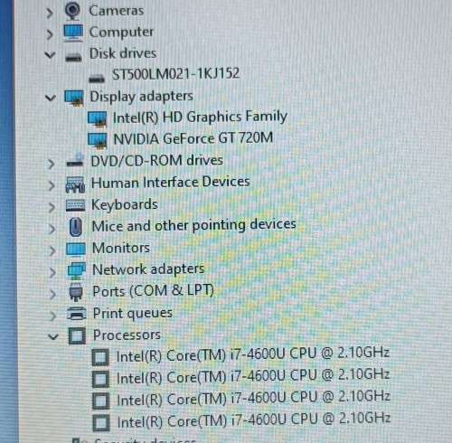 Dell Latitude E5440, Nvidia GT720M GPU,  Intel i7-4600U@2.1GHz, 8GB RAM, 500GB HDD, 14`HD 1366*768