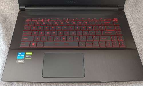 MSI GF63 Thin 11SC, Nvidia GTX 1650 4GB GPU, 11th Gen Intel i5-11400H@2.7GHz, 32GB RAM, 512GB M.2