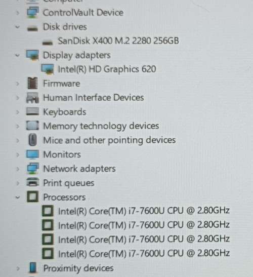 Dell Latitude E5480, 7th Gen i7-7600U@2.8GHz, 16GB RAM, 256GB m.2 SSD, 14` FHD Display, Windows 11