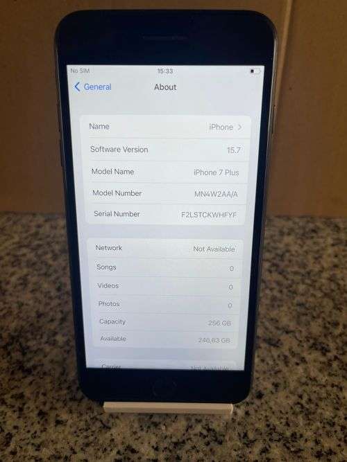 I PHONE 7 PLUS 256GB 100% BATT HEALTH MINT CONDITION