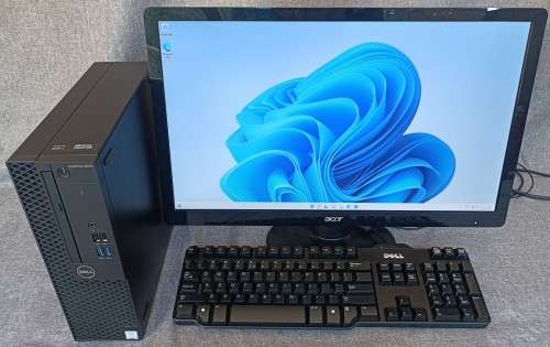 Dell OptiPlex 3050 Bundle, Intel i5-7500@3.4GHz, 8GB RAM. 500GB HDD, Acer S230HL monitor etc