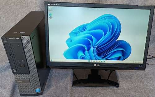 Dell OptiPlex 3020 SFF, 4th Gen Intel i5-4590@3.3GHz, 4GB RAM, 500GB HDD, LG Flatron E2041` Monitor,