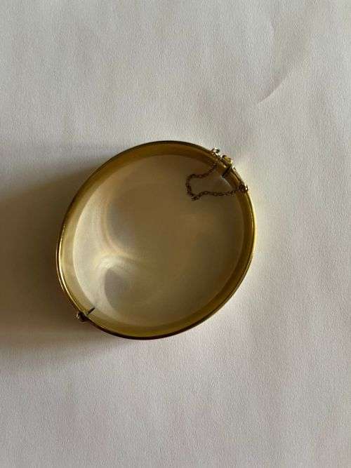 Stunning Solid Vintage 9ct 1/5th Metal Core Bangle!! 21.6 Grams