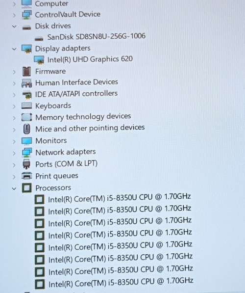 Dell Latitude E5490, 8th Gen i5-8350U@1.9GHz, 16GB RAM, 256GB m.2 SSD, 14` FHD Display, Win 11 Pro