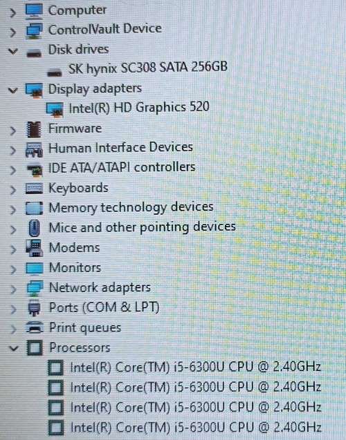 Dell Latitude 5480, Intel i5-6300U@2.4GHz, 8GB RAM, 256GB m.2 SSD, 14` 1366x768 Display, Win 11Pro