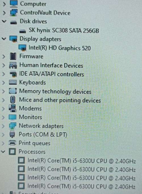 Dell Latitude E5480, Intel i5-6300U@2.4GHz, 8GB RAM, 256GB m.2 SSD, 14` HD Display (1366x768) Win 11