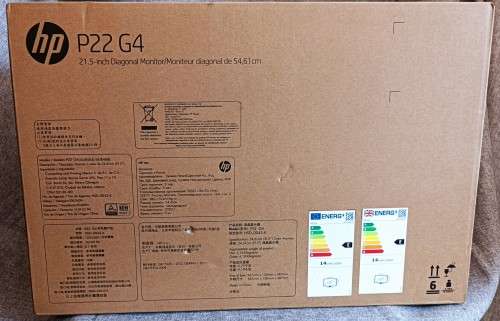 New in Box HP ProDesk 600 G6 SFF i3 10th Gen,8Gb,512Gb, 21.5` HP P22 G4 FHD Monitor, Keyboard, Mouse