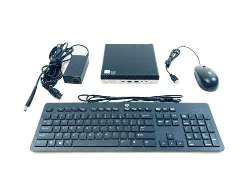 HP DeskPro Mini 600 G3, Intel i3-6100T@3.2GHz, 16Gb RAM, 500GB SSD, WiFi,Bluetooth, Keyboard, Mouse