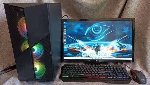 Gaming PC, 9th Gen i5-9400@2.9GHz, NVIDIA 1070Ti, 32GB RAM, 2 x SSD`s, 23` Monitor, Keyboard, Mouse
