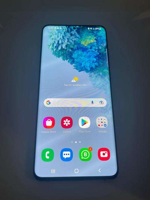 Samsung Galaxy S20 Plus Sm-G985F 128GB Dual Sim CLOUD BLUE Mint Condition