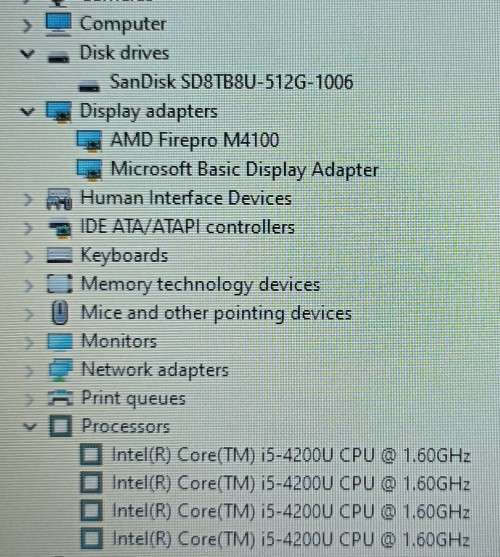 HP ZBook 14, AMD FirePro M4100,Intel i5-4200U@1.6Ghz, 8GB RAM, 512GB SSD, 14` LED Display (1366x768)