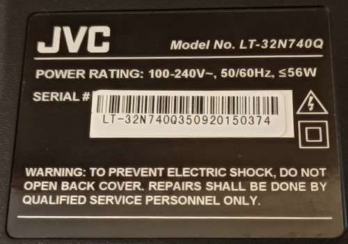 JVC LT-32N740Q 32` Smart FHD LED TV