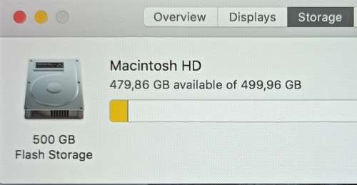 MacBook 12` Retina 2017, Model A1534, Intel i5@1.3GHz, 8GB RAM, 500GB SSD, MacOS High Sierra