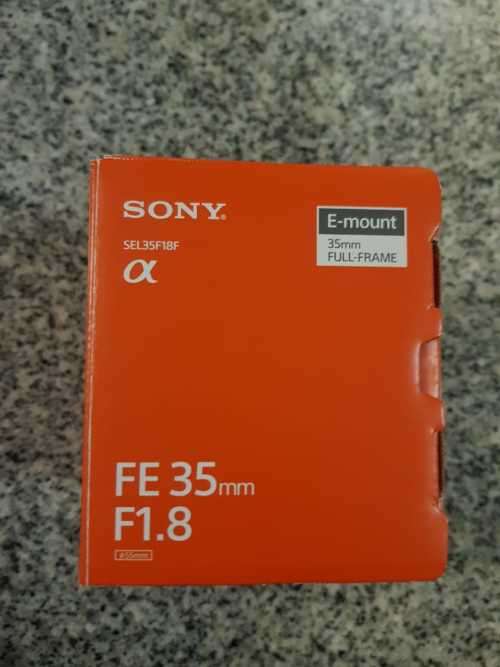 SONY LENS FE 35MM F1.8 MINT CONDITION RETAIL 16K