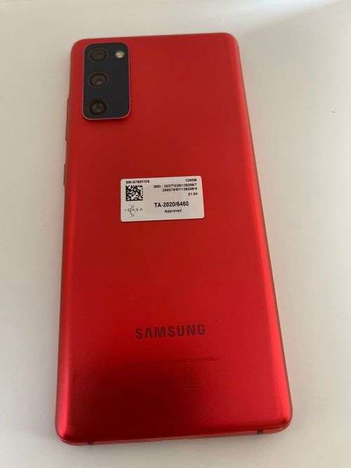 SAMSUNG GALAXY S20 FE 6GB RAM  - 128GB - DUAL SIM MINT CONDITION AS NEW CLOUD RED