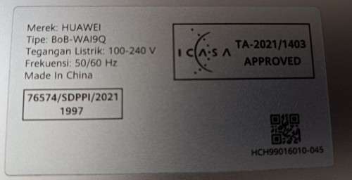 Huawei MateBook D15, 10th Gen i3-10110U,8GB RAM,256GB SSD,15.6` FHD Display, Mint Condition