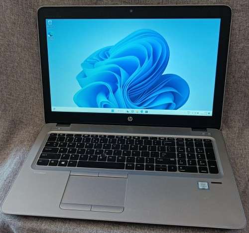 HP EliteBook 850 G3, Intel i7-6600U@2.81GHz, Radeon R7-M365X GPU, 8GB RAM, 256GB m.2 SSD, 15` FHD