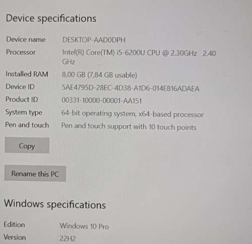 ThinkPad Yoga 260 12.5` FHD Touchscreen Convertible UltraBook, 6th Gen i5, 8GB RAM, 256GB SSD