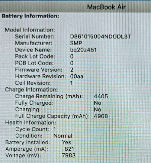 Apple MacBook Air 11-inch , Model A1465, New Battery, i5@1.6GHz, 2GB RAM, 60GB SSD,MacOS High Sierra