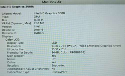 Apple MacBook Air 11-inch , Model A1465, New Battery, i5@1.6GHz, 2GB RAM, 60GB SSD,MacOS High Sierra