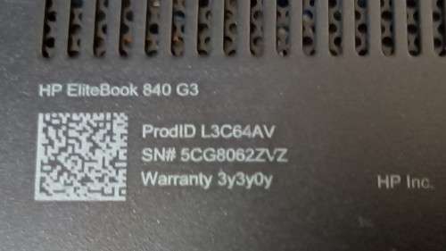 HP EliteBook 840 G3, Intel i5-6200U@2.3GHz, 8GB RAM,14` FHD Display, 128GB SSD, 500GB HDD, Win11