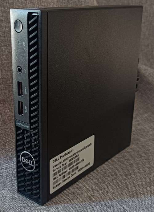 Lightning fast! 12th Gen Dell OptiPlex 3000, i5-12500T@4.5GHz, 16GB RAM, 256GB NVMe SSD, 500GB HDD