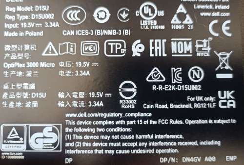 Lightning fast! 12th Gen Dell OptiPlex 3000, i5-12500T@4.5GHz, 16GB RAM, 256GB NVMe SSD, 500GB HDD