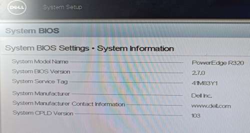 Dell PowerEdge R320 1U Server, Intel Xeon E5-2440@2.4GHz, 32GB RAM, 2x 146GB 15k HDD, 5x600GB 15k HD