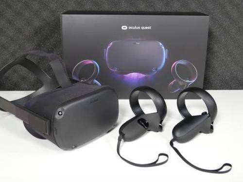 OCULUS QUEST 64GB ALL IN ONE VR HEADSET MINT  AS NEW BOX OPENED  JUST FOR TESTING RETAIL 15K