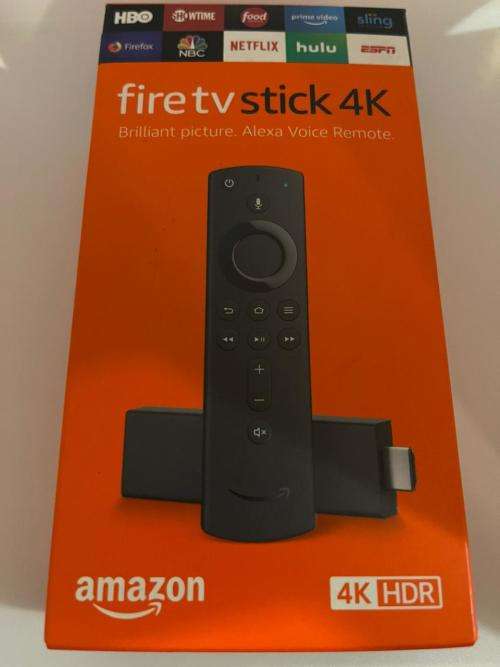 Amazon Fire Tv Stick 4K 2nd Gen  With Alexa Voice Remote New Open Box