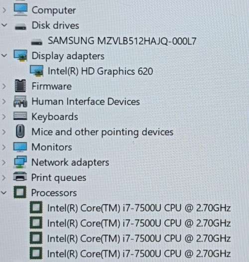 HP EliteBook 840 G5, Intel i7-7500U@2.9GHz, 16GB RAM, 512GB NVMe SSD, 14` FHD Display, Win 11 Pro