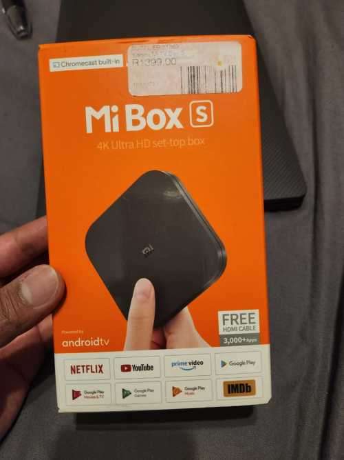 MI BOX S 4K ULTRA HD SET-TOP BOX MINT CONDITION