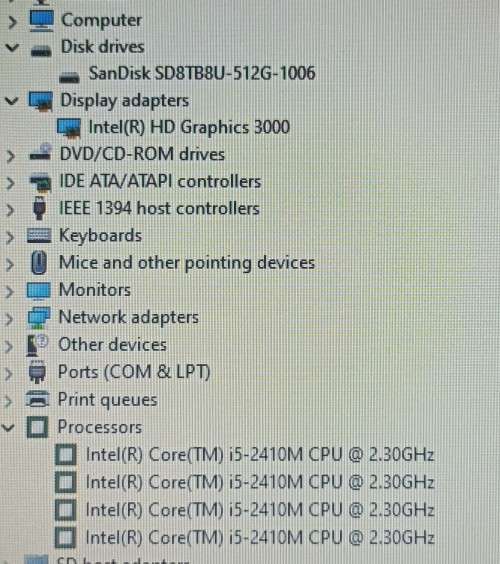 HP ProBook 6560b, Intel i5-2410M@2.3GHz, 8GB RAM, 512GB SSD, 15.6` HD display (1366x768), Win 11