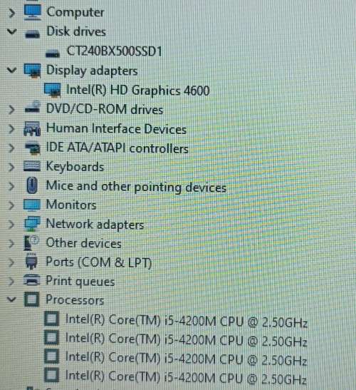 HP ProBook 650 G1, Intel i5-4200M@2.5GHz, 8GB RAM, 240GB SSD, 15.6` HD Display (1366x768), Win 11