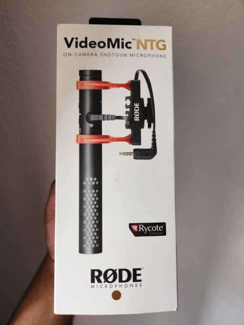 Rode Videomic NTG Microphone Mic Interview Microphone Voice Recording New Sealed