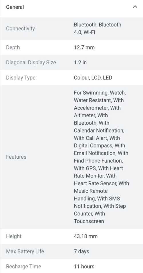 Garmin Vivo active 3